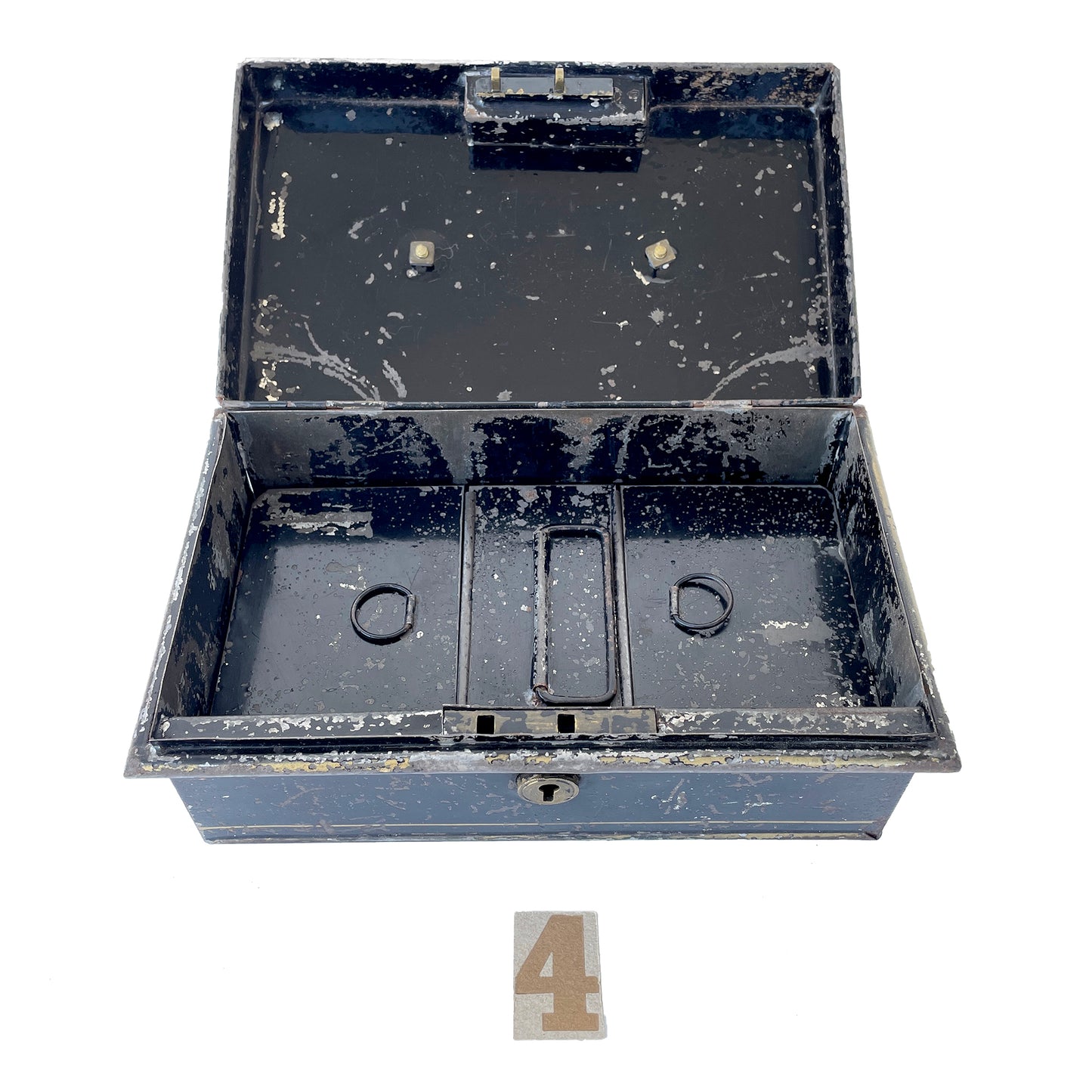 Early 20th Century Metal Cash Box – Option 4 – Large - Sukie