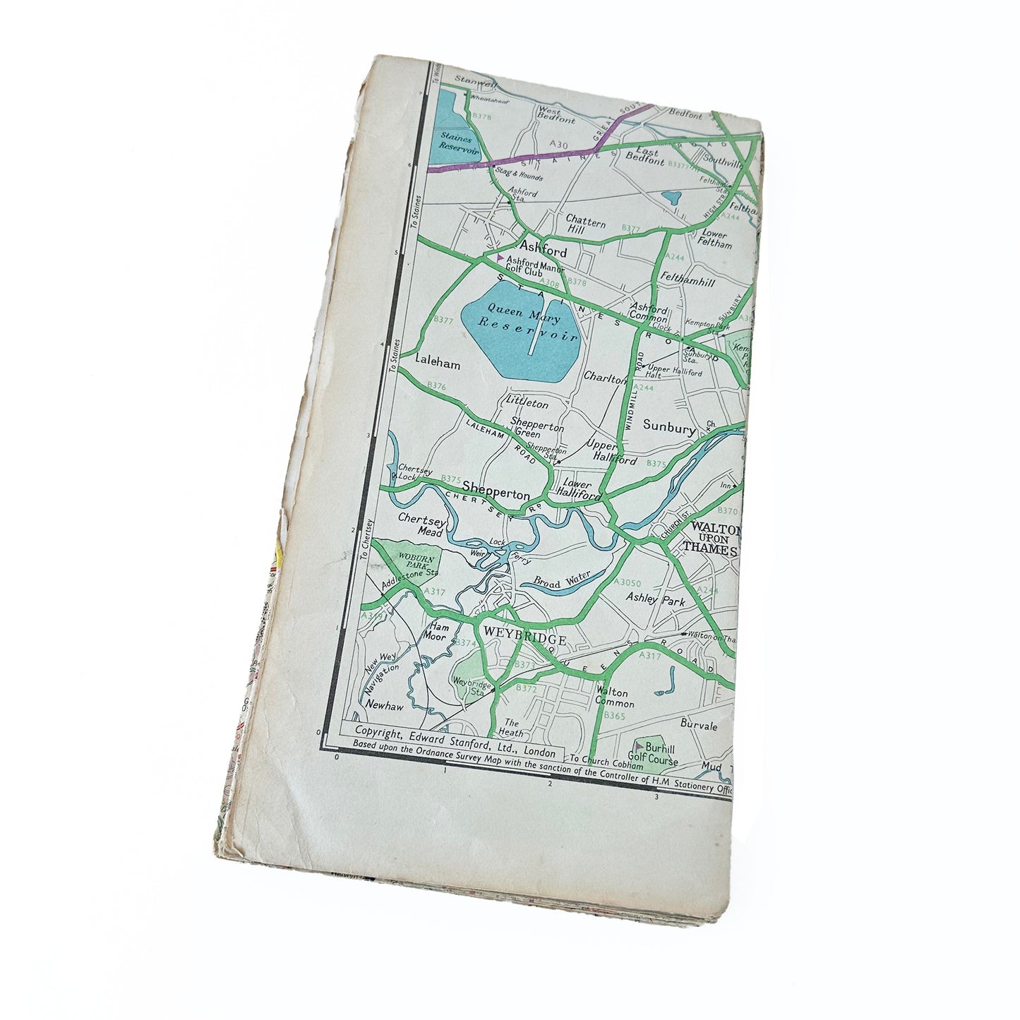 Large ‘Daily Mail’ Map of London & the South-East of England – Sukie