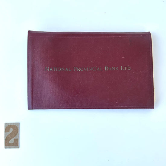 National Provincial Bank Book Folder, 3 Options