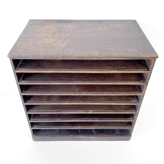 Fantastic Early 20th Century French Document Shelving Unit