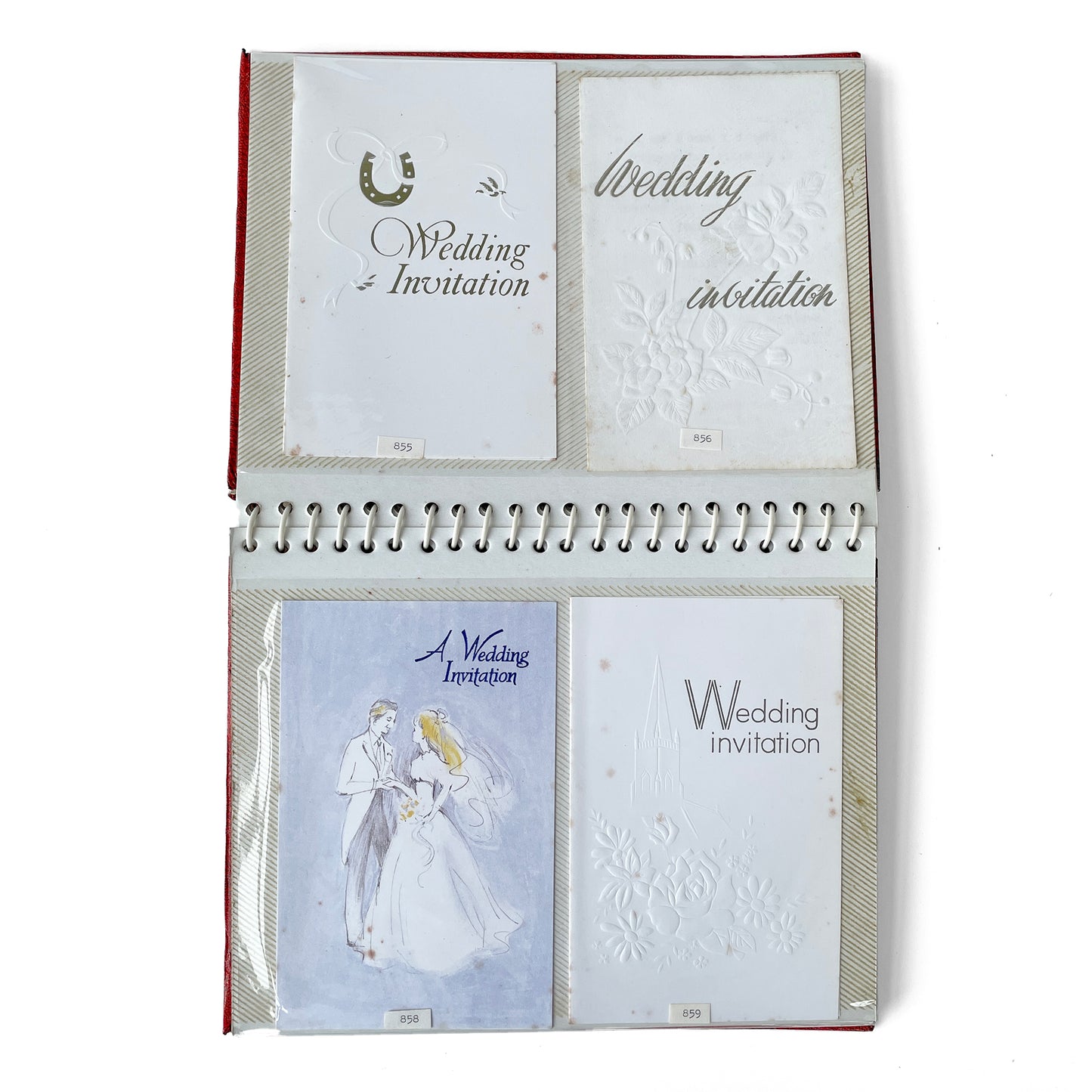 Printer’s Sample Album of Wedding Stationery