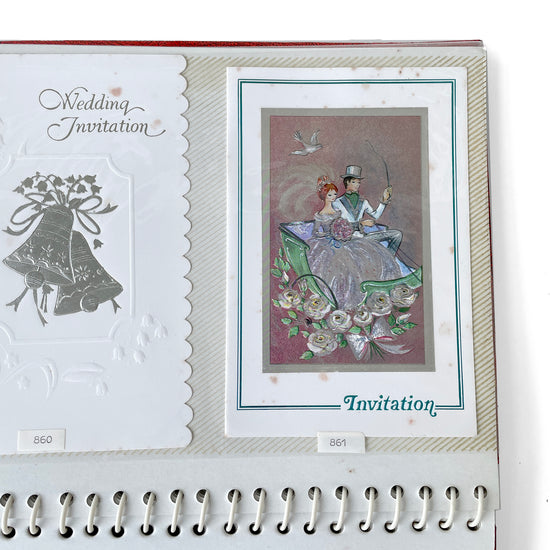 Printer’s Sample Album of Wedding Stationery