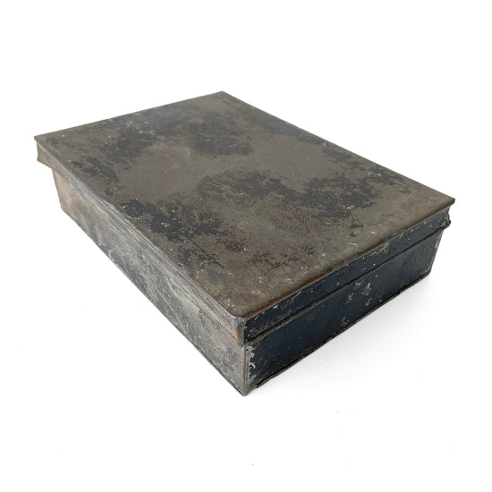 Early 20th Century Metal Stationery Box