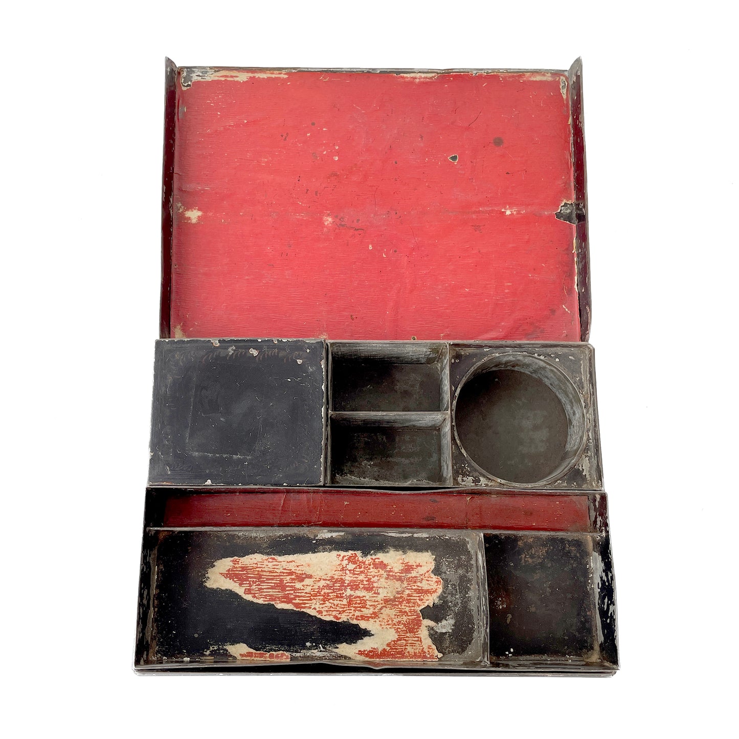 Early 20th Century Metal Stationery Box