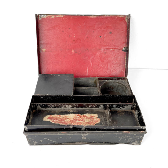 Early 20th Century Metal Stationery Box