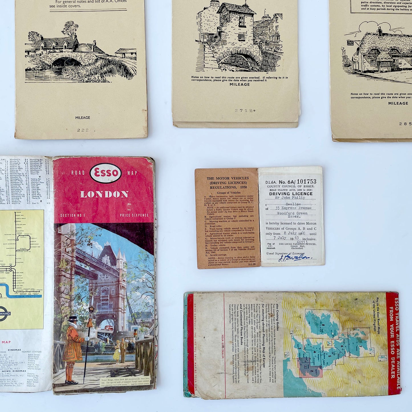 1960/70s Motoring Ephemera Pack – Option 1