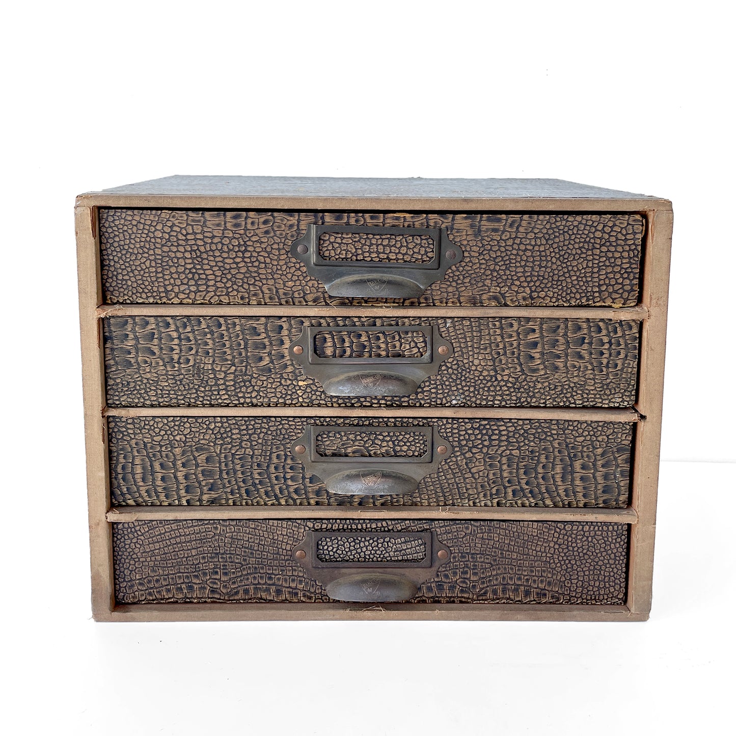 Classic 1940’s Mock Croc Desktop Drawers