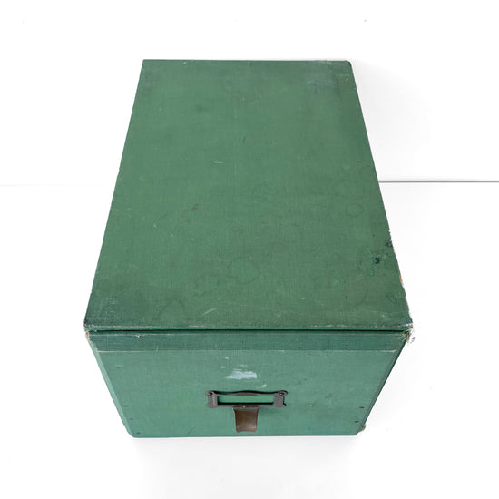 Lovely Vintage Green Filing Drawer