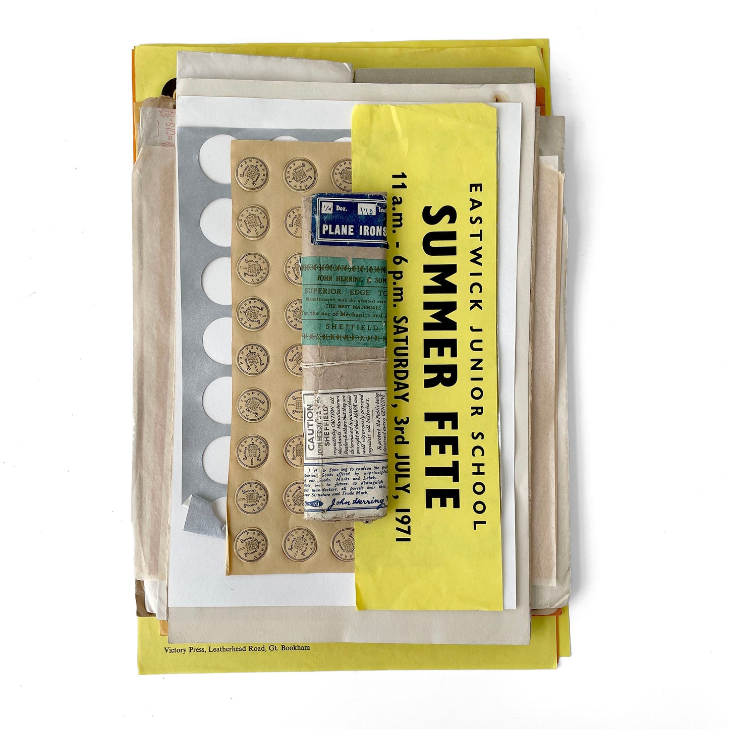 20 Piece Ephemera Pack – Posters, Envelopes, Packaging & Paperwork