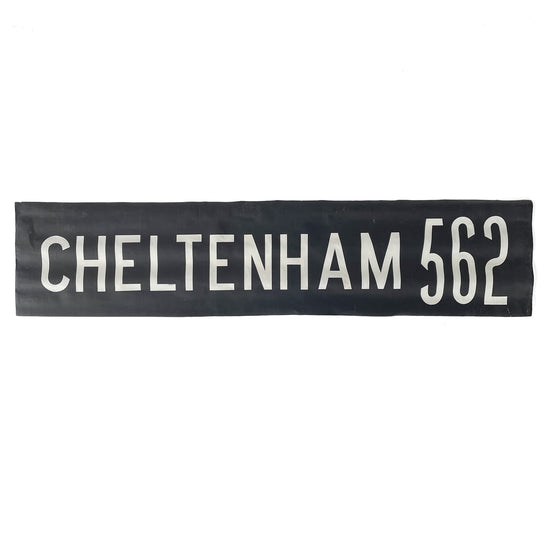 1970’s Bus Destination Blind – Cheltenham