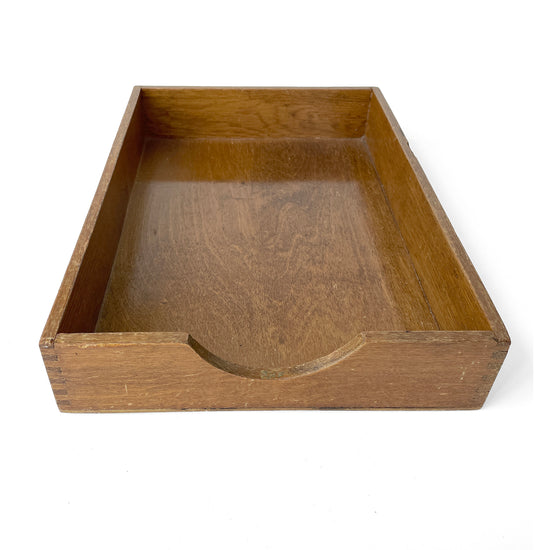 Classic 1940’s Oak In-Tray