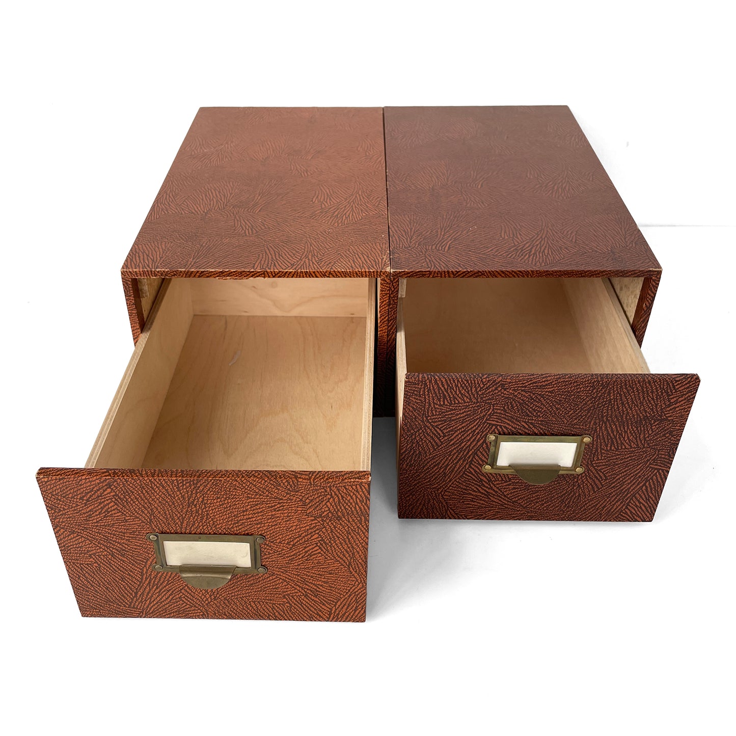 Pair of 1950’s Index Card Drawers