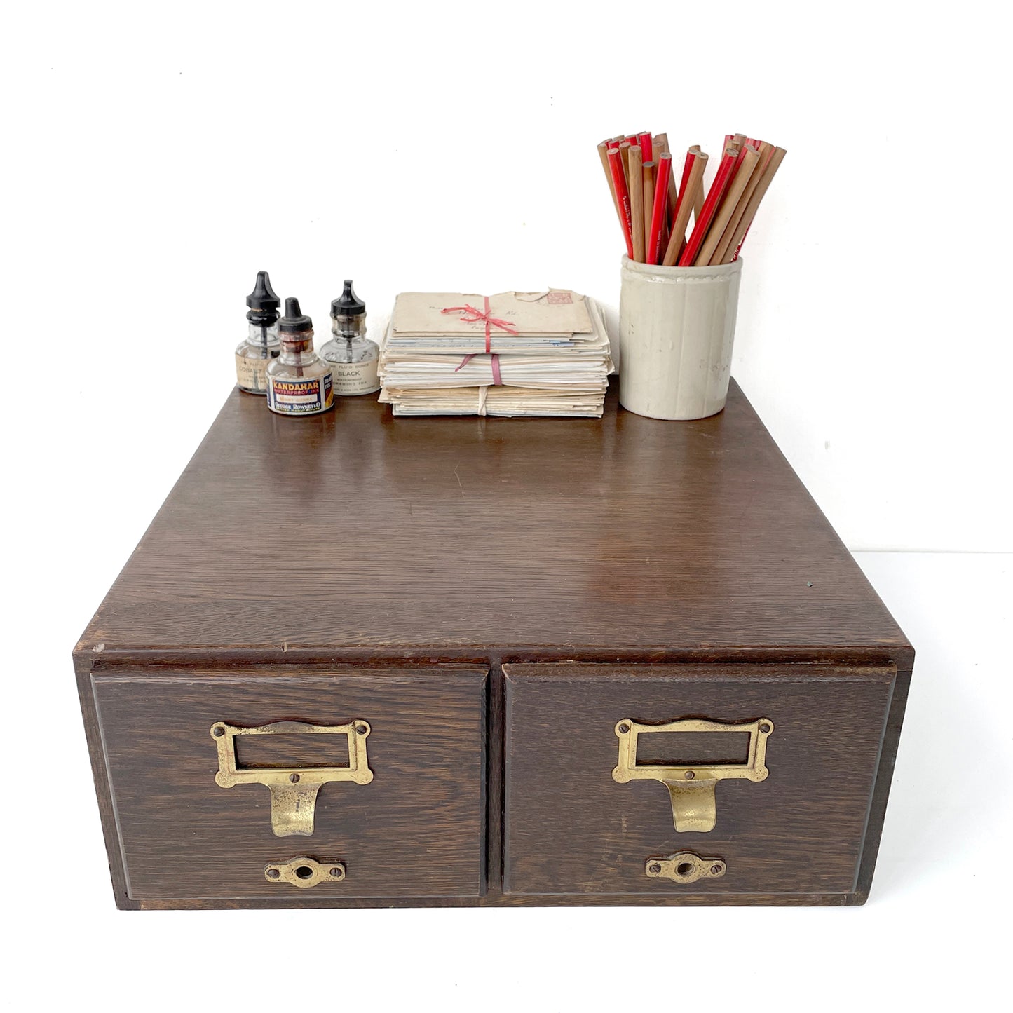 1930’s Oak Index Card Drawers