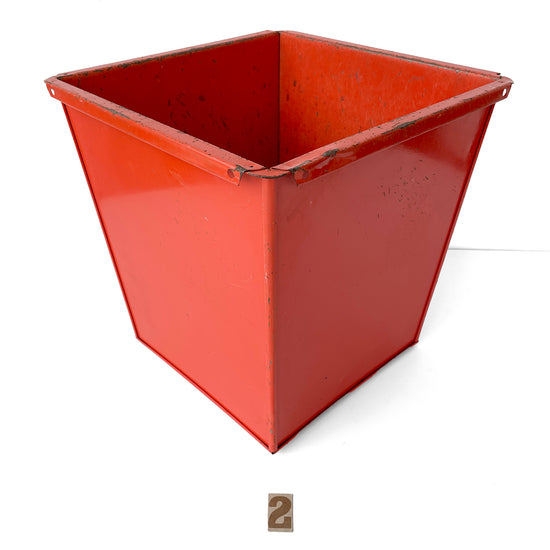 Very Cool 1970’s Metal Wastepaper Basket – Option 2